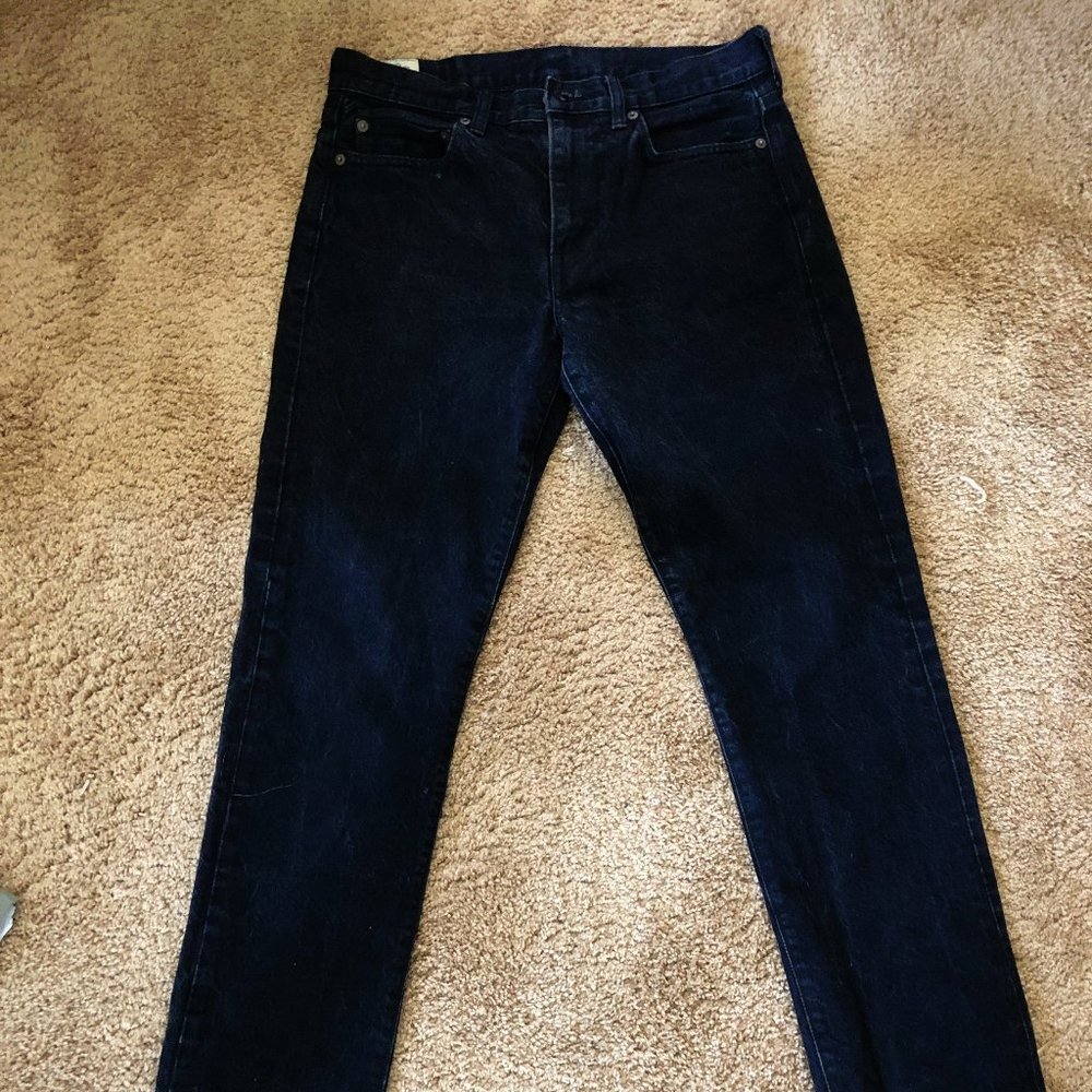 Mens' J-Crew 770 Black Jeans  W30 L32